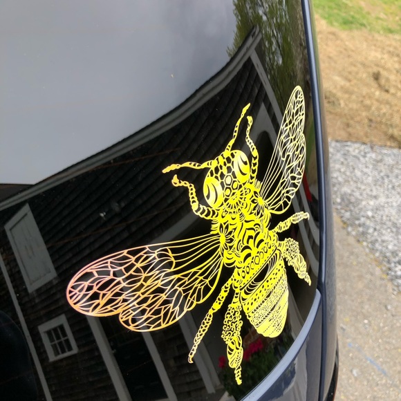 Bee mandala decal - Picture 2 of 4